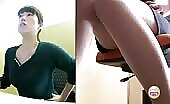 Japanese babe shits in pantyhose