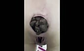 Tight ass taking out massive load 