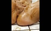 Compilation of hot chicks smearing poops 