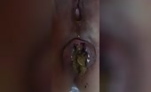 Big ass lady pooping heavy load 
