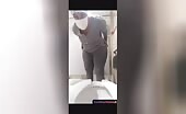 Black nurse likes to shit in public