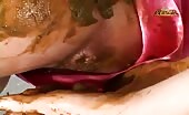 Asian sexdoll loves to play with turd