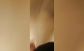 Shit smeared on beige fabric by unseen person