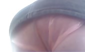 Pooping her plastic panties 