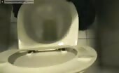 Beautiful mess in the toilet