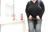 Bbw pissing and shitting in her pants