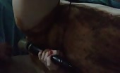 Cumming hard covered in shit 