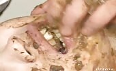 Dominant forces shit down her throat
