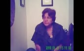 Granny taking a poop