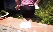 That is a lot of shit on the concrete 