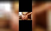 Blonde British shits on floor  