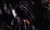 Witch eating shit 