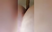 Amazing blonde lady shitting hard 