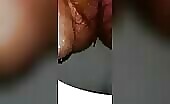 BBW hairy lady shitting and pissing 