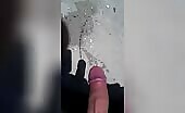 Beach piss and wank
