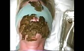 Face full of shit