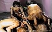 Group Scat And Vomit While Fucking 