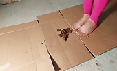 Very Mad Asian in pantyhose